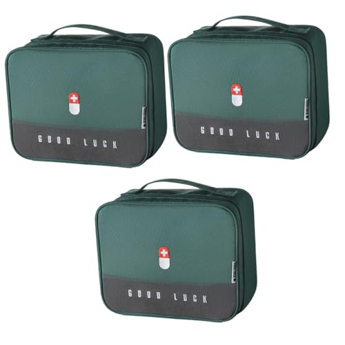 Organisateur de rangement étanche avec compartiments | Trousse de secours Healvian 3 pièces