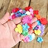 DUONGJAIS BRAND 100 Pcs Handmade Mixed Mulberry Paper Flowers 30 mm - 1.5 Inch Scrapbooking Wedding DIY Craft Supplies Card. (Mixed Flowers) #1