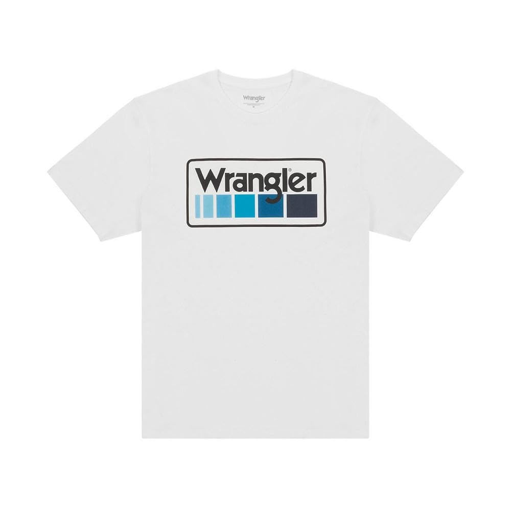 Wrangler Men's White T-Shirt Bianco Bianco Xl