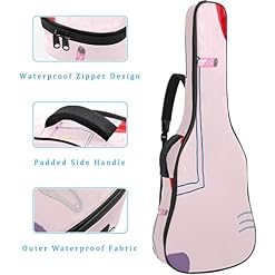 Housse de protection épaisse en éponge imperméable pour guitare acoustique, électrique, basse, guitare classique… - Les Beatles, Paul McCartney, John Lennon, RIngo Starr, George Harrison Housse de protection épaisse en éponge imperméable pour guitare acoustique, électrique, basse, guitare classique… – Image 4