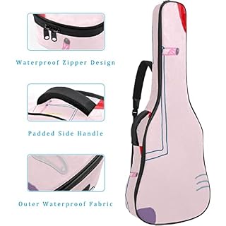 Housse de protection épaisse en éponge imperméable pour guitare acoustique, électrique, basse, guitare classique… - Les Beatles, Paul McCartney, John Lennon, RIngo Starr, George Harrison Housse de protection épaisse en éponge imperméable pour guitare acoustique, électrique, basse, guitare classique… – Image 4