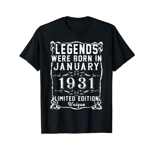 Cumpleaños Enero 1931 Edición Limitada Regalo January 1931 Camiseta