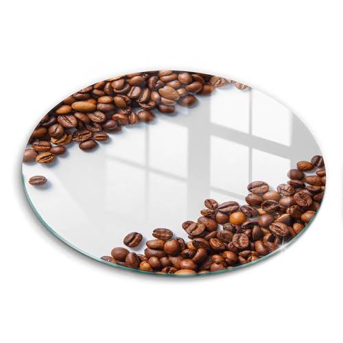 Planche à découper induction protection plaque cuisson 30cm café - 2