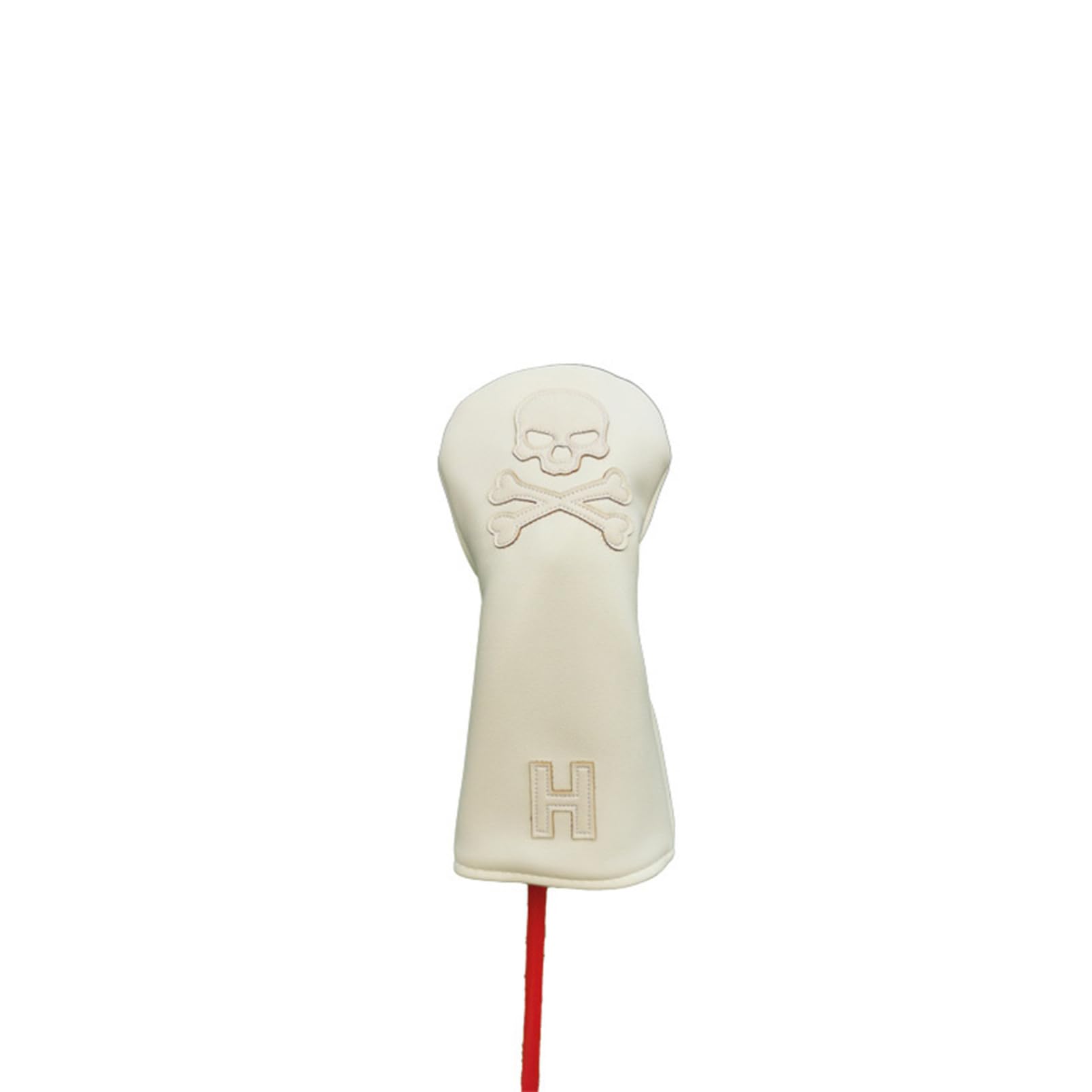 Aislor Premium Golf Club Head Cover Skull Pattern Fits All 1 3 5 UT Hybrid Golf Equipment White UT One Size