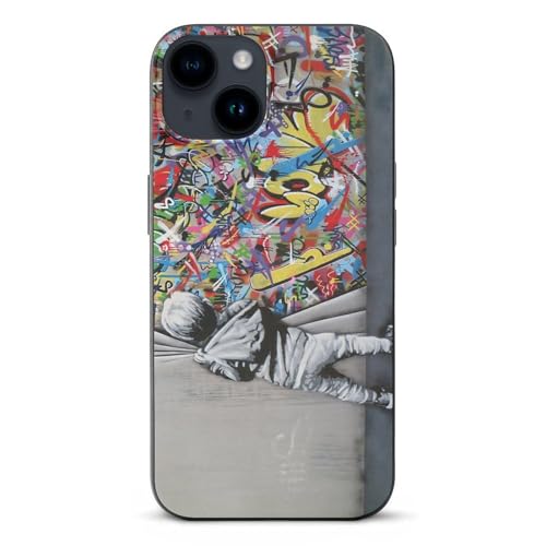 Banksy �o���N�V�[ ������ ���_���A�[�g iPhone17Pro�p �P�[�X�y�S�@��Ή��z�A�C�t�H��17�v���p �P�[�X TPU �S�ʕی� �X�}�z�P�[�X ���^ �ϏՌ� �����h�~ �C�菝�h�~ �y�� �l�C Case