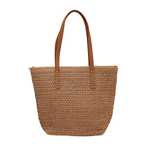 Sac de plage en paille spacieux pour ne plus manquer de place en vacances