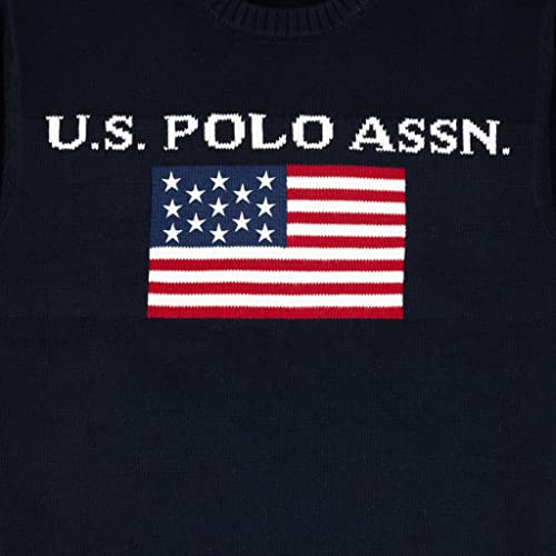 U.S. Polo Men's Flag Crew Neck Sweater Pullover2