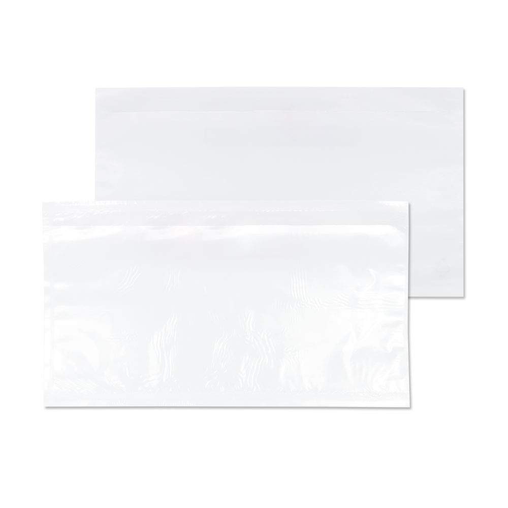 Blake Packaging Envelopes DL Document Enclosed Wallet Plain Clear Peel