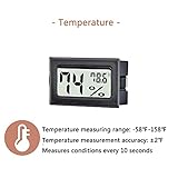 TASOGEN 6 Pack Mini Digital Thermometer Hygrometer thumbnail 4