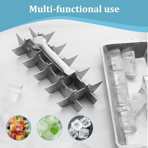 Peosaard OWU240521E0U42C30CA Metal Ice Cube Trays, Stainless Steel Ice Cube Trays thumb #2