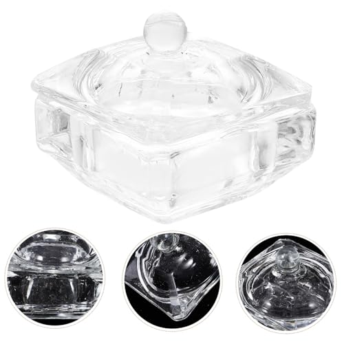 Balacoo Envase de Vidrio para Uñas con Tapa 1 Pieza miniatura 6