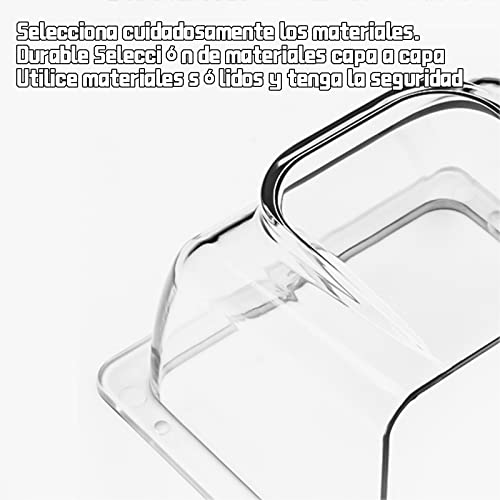Cubierta impermeable para timbre inalámbrico transparente y resistente de 214x162mm 4