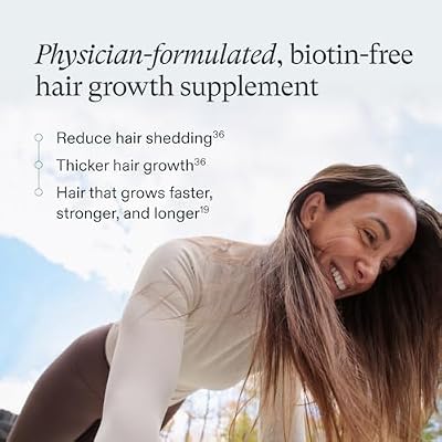 Nutrafol Women's Hair Growth Supplements, for Women 18-44 Years Old, Clinically Tested for Visibly Thicker, Stronger Hair, 100% Vegan Ingredients, Dermatologist Recommended - 1 Month Supply, 1 Pouch