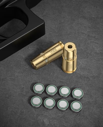 Image of CVLIFE Bore Sight Laser 223 5.56mm /9mm /.243.308 /12Gauge /7.62x39mm /.45acp Red Laser Bore Sighter with Batteries