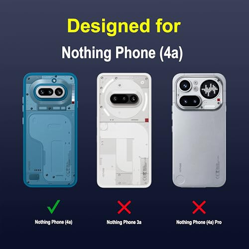 Image of Zapcase Back Case Cover for Nothing Phone (4a) | Compatible for Nothing Phone (4a) Back Cover | Liquid Silicon Magic Case with Camera Protection | Sapphire