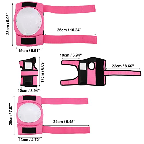 image for Motoforti 6pcs Motorcycle Knee Elbow Pads Wrist Guards Protective Gear
