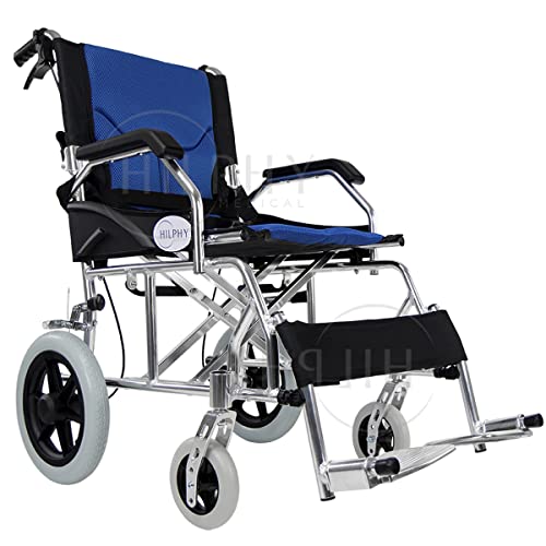 Silla De Traslado Aluminio Todo Terreno Super Compacta Y...