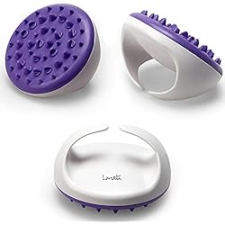 Lunata (Upgrade 2019) Cepillo de Masaje anticelulítico, Rodillo de masaje contra la Piel de Naranja, dispositivo de masaje contra la Celulitis, Púrpura