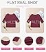 EVALESS Womens Spring Fashion 2026 Scoop Neck 3/4 Short Sleeve Crochet Tops Off Shoulder Pullover Sweaters Dressy Casual Work Shirts Bathing Suit Cover Up Womens Clothing Vacation Outfits,Red Medium