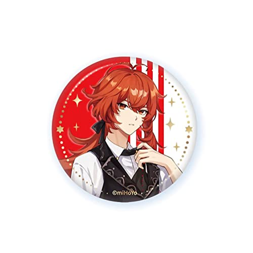 Genshin Impact Official Goods de MiHoYo Outland Gastronomy Series - Insignia de metal, Metal, Sin...