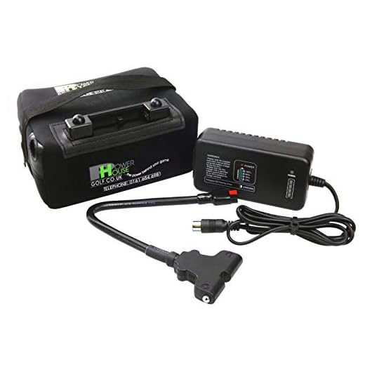 Powerhouse Golf 12V 18-27 Hole Golf Trolley Lithium Battery