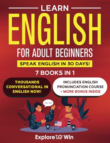 Learn English for Adult Beginners 7 ESL Books in 1