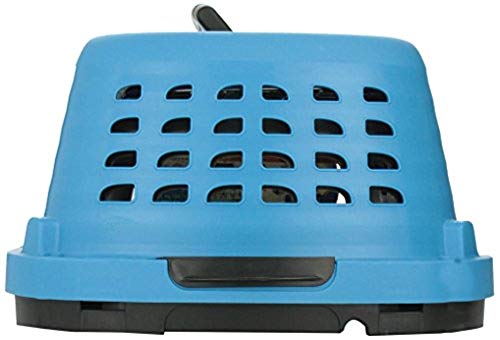 Petmate Compass Fashion Kennel, Island Blue/Black, 19", for Dogs Up to 10 Lbs.