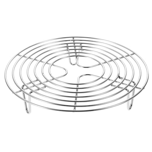 HEMOTON Rundes Edelstahl Abkühlgitter 20x4cm