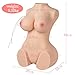 20.6 LB Novelty Adult Doll & Companion Doll with Vibrating & Sucking Functions, Dual Channel, Wireless Remote, Rechargeable Soft Body-Safe, Lifelike Female Torso, Discreet Travel-Friendly for Men