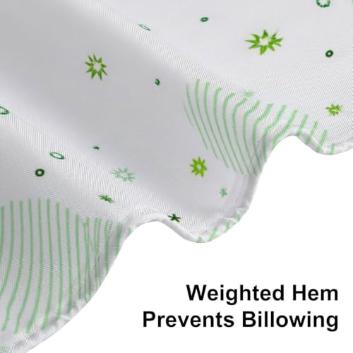 Rideau de douche imperméable 90x180 en polyester avec ourlet lesté - 7