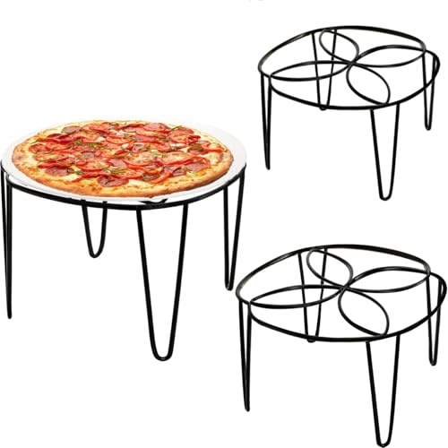 Covzoe Set of 3 Pizza Stand Holders, Heavy Duty Metal