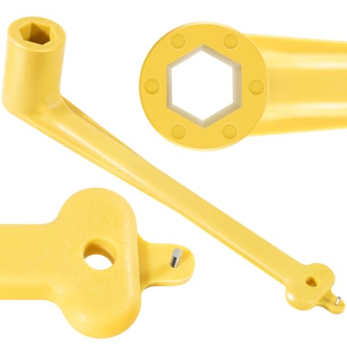 Image of Camoo For Mercury Prop Wrench Boat 1-1 /16 inch Propeller Wrench For All Mercury /Mercruiser /Yamaha Alpha /Bravo Outboard & Stern Drive - 91-859046Q4 | Light Weight, Yellow, Rustproof Plastic (27mm)