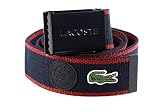 El gran hebilla con logotipo LACOSTE es el punto culminante absoluto de este cinturón . La mano de obra de alta calidad de este cinturón también llama inmediatamente la atención. Asegúrese de que sus pantalones están apretados con estilo! W110