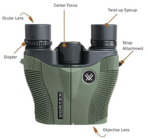Vortex Optics Vanquish 8x26 Fernglas, Grün, 8 x 26 – Bild 6