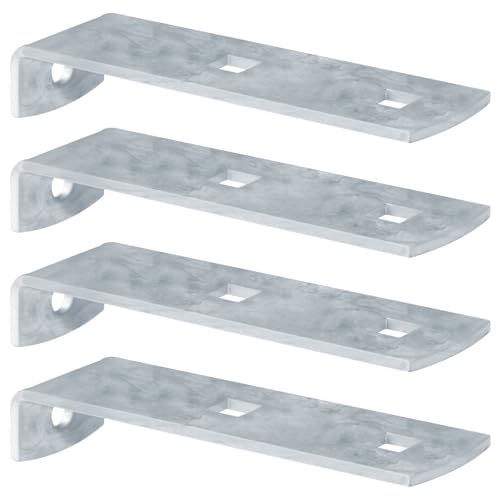 OTTFF 4 Pack L Shaped Fender Bracket for Boat Trailer, Galvanized Steel Metal Fender Protectors, 2