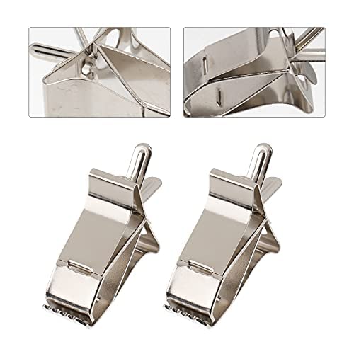 Birds Food Holders - 3pcs Parrot Fruit Vegtable Clips Stainless Steel Feeder Bird Cage Accessories for Budgie Parakeet Cockatiel Conure