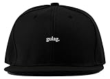 Go All Out Adjustable Black Adult Gulag Flat Bill Snapback Cap
