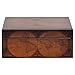 Desktop Cigar Humidor, Old World, Premium Quality, Walnut Finish, SureSeal Technology, 1 Spanish Cedar Divider, Round Humidifier, Holds 25 to 50 Cigars