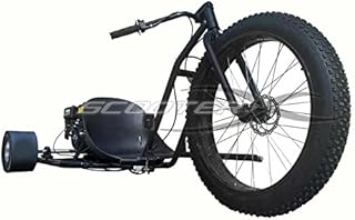 Scooter X Motorized Drift Trike 6.5 HP 40 MPH - Black Wheel [534]