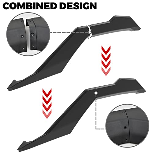 Deflector de guardabarros Can-Am X3 para solucionar salpicaduras traseras 2
