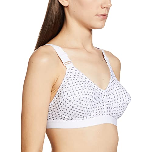 Image of Fashion Comfortz Women's Seamless Non Padded Non Wired Bra Black,White