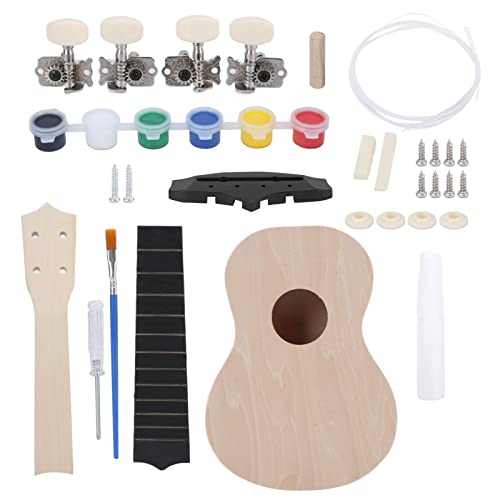Ukulele Set 21 Pouces Bricolage Tilleul Léger Peinture Cadeau Fait Main Enfants Petits Jouets Léger, Sûr, Portable - Les Beatles, Paul McCartney, John Lennon, RIngo Starr, George Harrison Ukulele Set 21 Pouces Bricolage Tilleul Léger Peinture Cadeau Fait Main Enfants Petits Jouets Léger, Sûr, Portable – Image 8