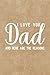 Produktbild I love you dad and here are the reasons: Fill In The Blank Book With Prompts About What I Love About Dad, Personalized book for dad, Funny fathers day gifts, Father's day notebook