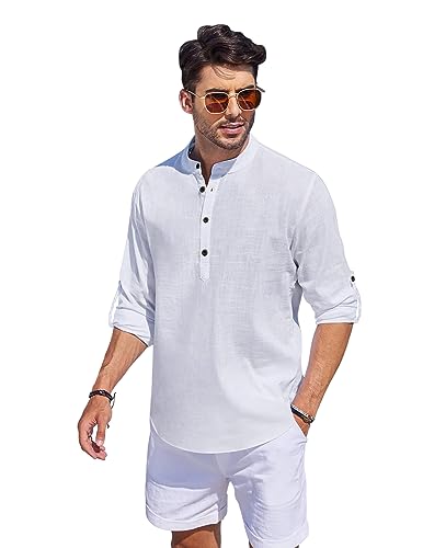 Image of Bellstone Kurta for Man | Men's Trendy Short Kurta | Shirt for Man | Men's Casual Shirts | Kurta Wedding for Men | Stylish Full Sleeve Shirts | Mandarin Collar Short Kurta for Men