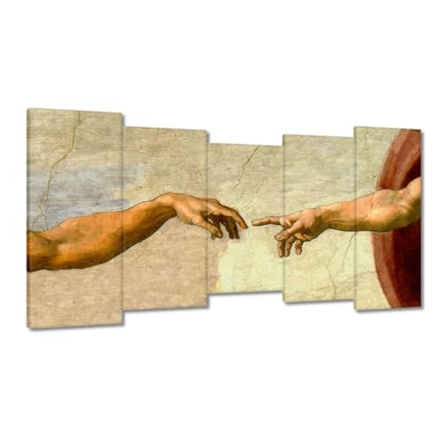 Peinture imprimée sur toile Création d'Adam, l'art chez soi