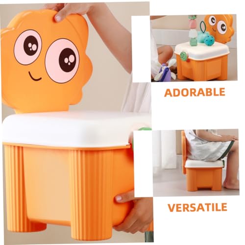 Boîte de rangement pour blocs de construction avec couvercle chaise enfant
