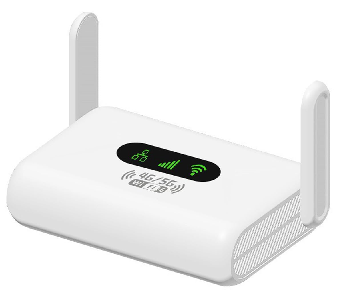 Travel WiFi Router with SIM, AC1200 Dual Band Gigabit Ethernet Wireless Network, Repeater Bridge Access Point Mode White
