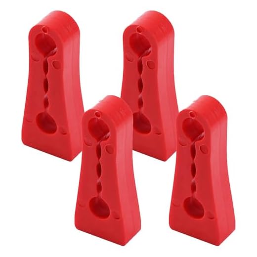 JGGQSY 4pcs Amortiguador insonorizante para Cerradura de Puerta,Compatible para VW Polo Vi (AW) 5-türer,Auto Parts,Red