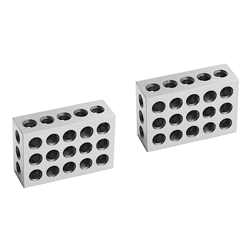 DIYEAH 2 Pezzi Morsa Parallela Per Fresatrice Per Fresatrice Per Macchinisti Per Fresatrice Per Dischi In Acciaio Argentato 45#