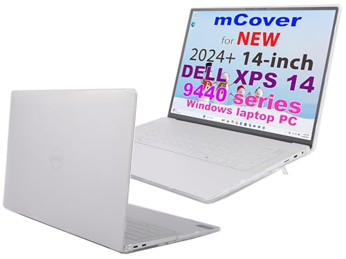 Carcasa Dell XPS 14 9440 mCover protector transparente para trabajar en cafeterías